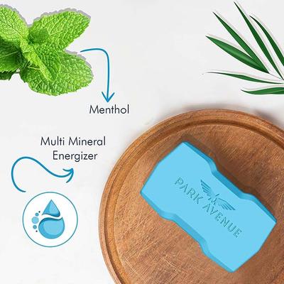 Park Avenue Premium Men Soaps for Bath - Cool Blue 500 g - Soaps
