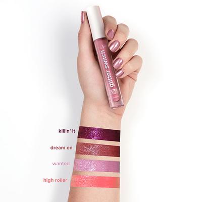 Lottie London GLITTER SWITCH- Lottie London GLITTER RELEASE LIQUID LIPSTICK Wanted 3 ml - Liquid Lipsticks