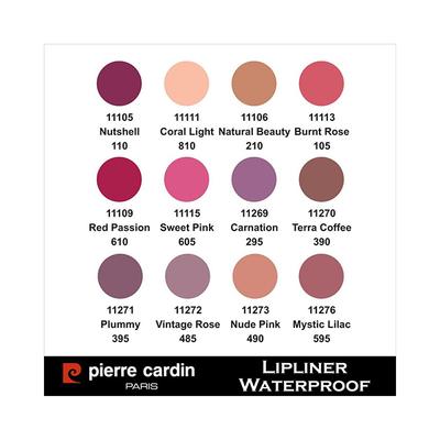 Pierre Cardin ParisLipliner Pencil Waterproof 610 Red Passion 0.4 gm - Lip Liners