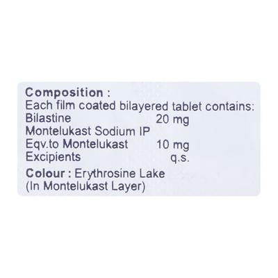 BILANTA M Tablet 10's - Allergies-Ant