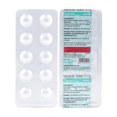 ILASET Tablet 10's - Ulcer/Reflux/Flatulence-Aaa