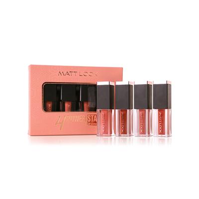Matt Look Power Stay Matte Liquid Lipstick in 4 Sensational Colors with Transferproof & Nude Spice 10 ml - Liquid Lipsticks