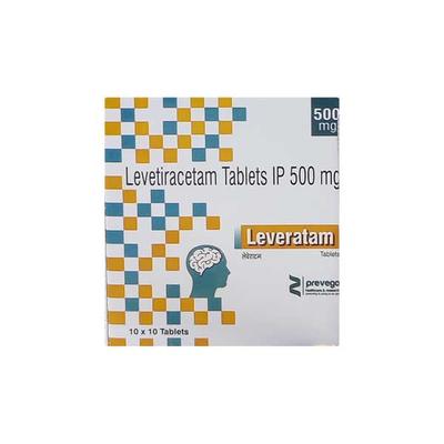 LEVERATAM 500 Tablet 10's - Epilepsy/Convulsion-Ant