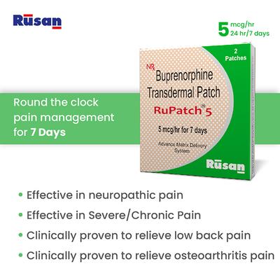 Rupatch 5MCG Patch 2'S - Pain relief-Ana