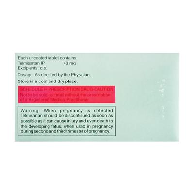 TAZLOC 40 Tablet 15's - Hypertension-Ang