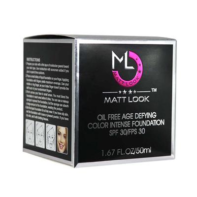 Matt Look Oil Free Age Defying Colour Intense Foundation SPF 30/FPS 30, Rose 50 ml - Foundation