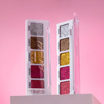 Pigment Play Max Effects Mini Rainbow Glow Glitter Palette - Seduction 4.5gm - Eye Shadow Palettes
