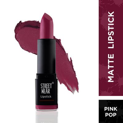 Streetwear Matte Lipstick - Pink Pop 4.2 Gm - Lipsticks