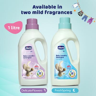 Chicco Sensitive 0M + Baby Laundry Detergent Fresh Spring 1000 ml - Baby Detergents