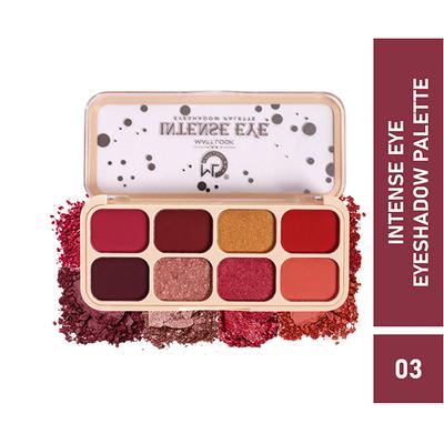 Matt Look intense Eye 8 in 1 Eyeshadow Palette Highly Pigmented, Long Lasting Metallic Glitter Nudes,03 12 gm - Eye Shadow Palettes