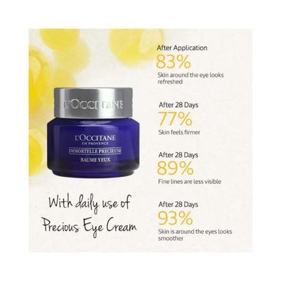 L'Occitane Immortelle Precious Eye Cream 15 ml - Dark Circle & Wrinkle Busters