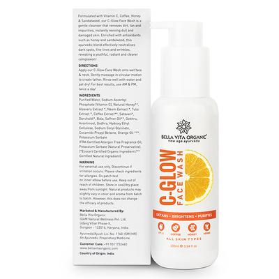 BellaVitaVit C Glow Face Wash 100ml - Face Wash & Cleansers