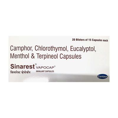 SINAREST Vapocap 15's - Cough And Cold-Cou