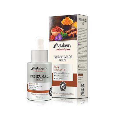 Astaberry Indulge Kumkumadi Face Oil - Rejuvenating & Brightening and Helps Reduce Blemishes 30 ml - Face Oils