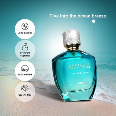 Ajmal Scent of The Ocean EDP for Unisex 100 ml - Perfumes (Edt/Edp)