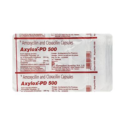 AXYLOX PD 500 Capsule 10's - Bacterial Infections-Pen