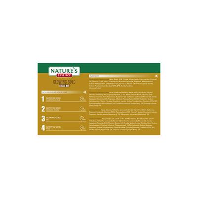 Nature's Essence Glowing Gold Facial Kit Single Use Pack 20 gm - Facial Kits
