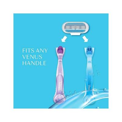 Gillette Venus Smooth Glidestrip With A Touch Of Aloe Extracts Cartridges - 4 Pieces Aloe Vera Extract - Razors & Cartridges