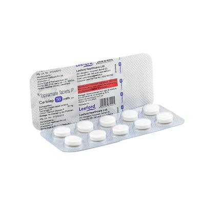 CERBILEP 50 Tablet 10's - Epilepsy/Convulsion-Ant