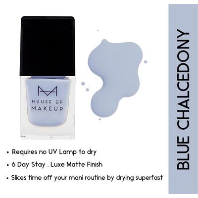 House Of Makeup Matte Nail Lacquer - Blue Chalcedony 12 ml - Nail Polish