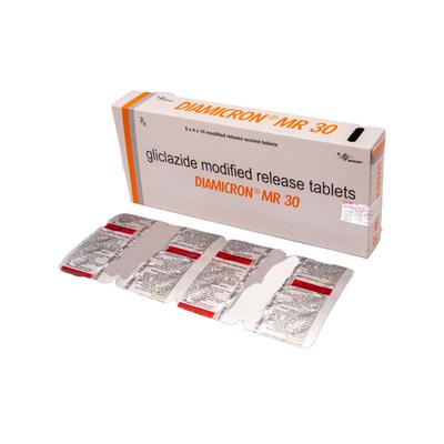 Diamicron MR 30mg Tablet 10'S - Diabetes-Ant