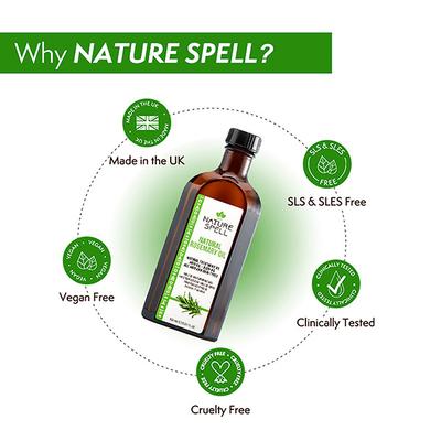 Nature Spell Rosemary With Jamaican Black Castor Oil For Hair & Skin 150 ml - Hair Oils