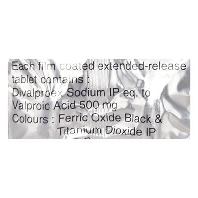 Divaa OD 500mg Tablet 10'S - Epilepsy/Convulsion-Ant