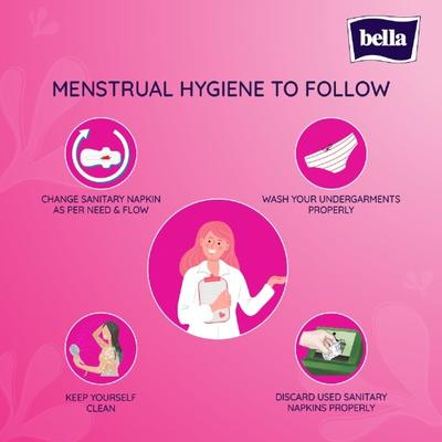 Bella Classic Regular Drai Wings Sanitary Pad 8's - Sanitary Napkins