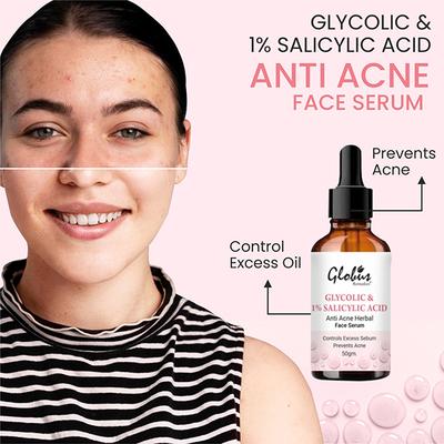 Globus Remedies Glycolic Prone Skin 50 gm - Face Serum