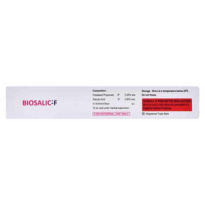 BIOSALIC F Ointment 20gm - Skin Infections-Toc