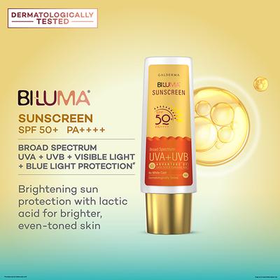 Biluma SPF 50+ PA++++ UVA+UVB Protection Sunscreen 50 ml - Face Sunscreen