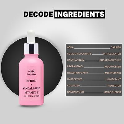 House of Beauty Collagen Serum-All Skin Types Reduces Wrinkles & Fine Lines with Vit-E 30ml - Face Oils
