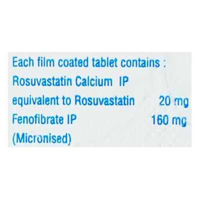 AZUVAS F 20 Tablet 10's - High Cholesterol-Dys