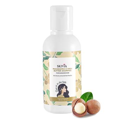 Skivia Macadamia & Shea Butter Mini Shampoo With Keratin & Almond Oil -Unisex 30 ml - Shampoos
