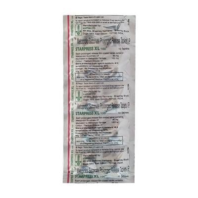Starpress XL 100mg Tablet 10'S - Hypertension-Bet