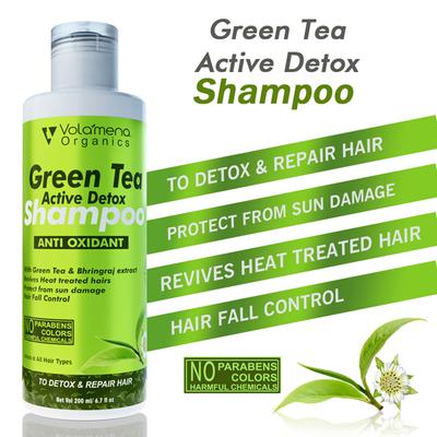 Volamena Active Detox Shampoo - Green Tea 200 ml - Shampoos