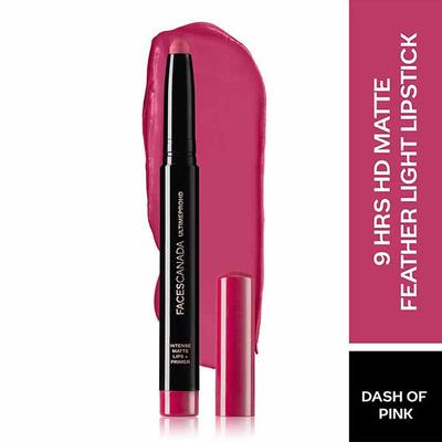 Faces Canada Ultimepro Hd Intense Matte Lips + Primer Dash Of Pink 05 1.4 Gm - Lip Crayons