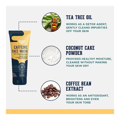 Beardhood Face Wash - Caffeine 100 ml - Face Wash & Cleansers