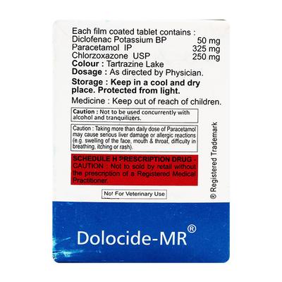 Dolocide MR Tablet 10'S - Muscle Cramps/Spasticity-Mus