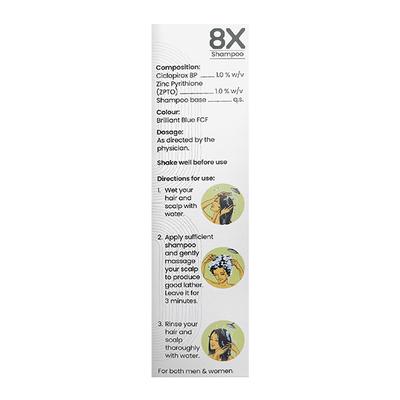 8X Shampoo 120ml - Dandruff-TAA