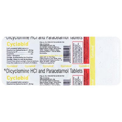 CYCLOBID Tablet 10's - Muscle Spasm-Ant