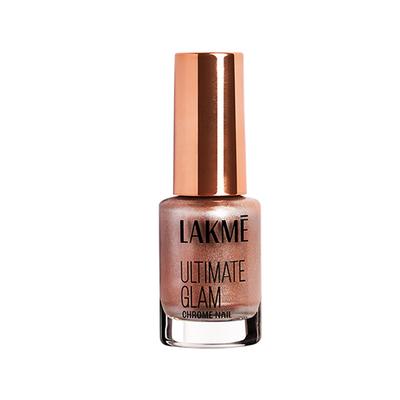 Lakme Ultimate Glam Chrome Nail Copper 6 ml - Nail Polish
