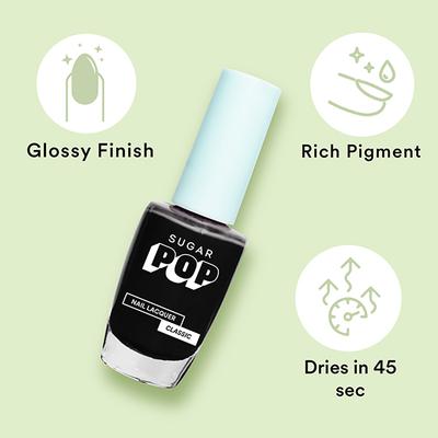 SUGAR POP Nail Lacquer 21 Black Berry 10 ml - Nail Polish