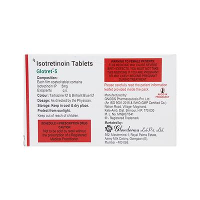 Glotret 5mg Tablet 10'S - Acne-Acn