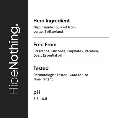 Minimalist Niacinamide 10% Face Serum with matmarine , zinc, acetyl glucosamine 30 ml - Face Serum