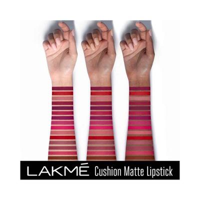 Lakme Cushion Matte Lipstick Red Kiss 4.5 gm - Lipsticks