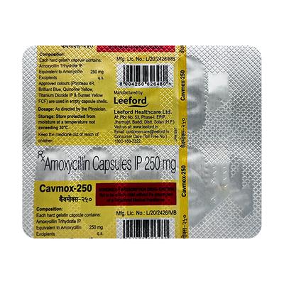 CAVMOX 250 Capsule 10's - Bacterial Infections-Pen