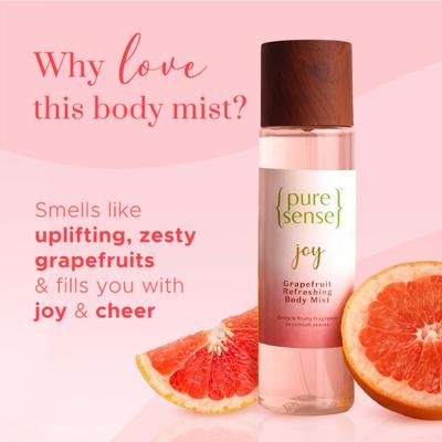 PureSense Joy Grapefruit Rejuvenating Vitamin C Body Mist 150 ml - Body Mist/Spray