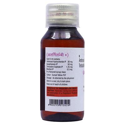 ALERNYL B+ Syrup 60ml - Cough And Cold-Cou