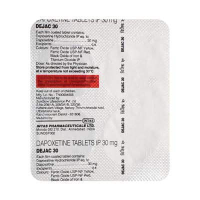 Dejac 30mg Tablet 4'S - Impotence/Erectile Dysfunction (Ed)